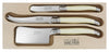 Andre Verdier Laguiole Debutant Cheese Knives Set | Sandwich Knife, Cleaver, Large Cheese Knife in Ivory