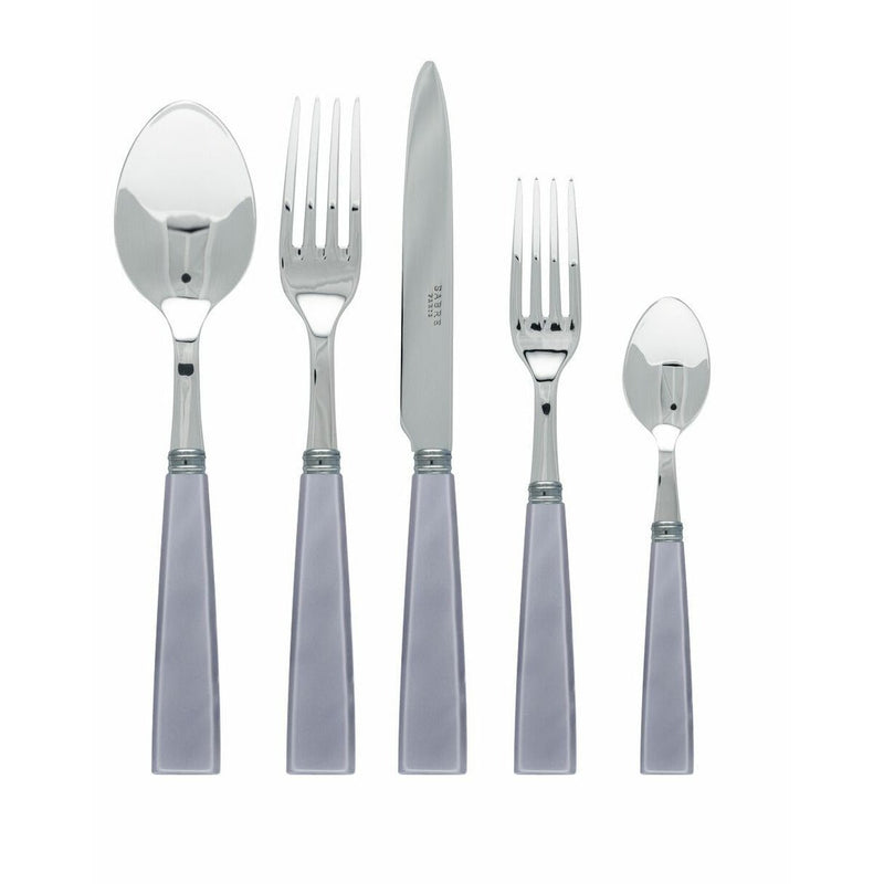 Natura 5 Pc Flatware Set Grey Place Setting - Home Decors Gifts online | Fragrance, Drinkware, Kitchenware & more - Fina Tavola