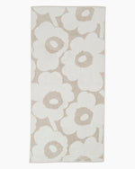 Marimekko Unikko Bath Towel Set | Beige & White | 4 Piece Set