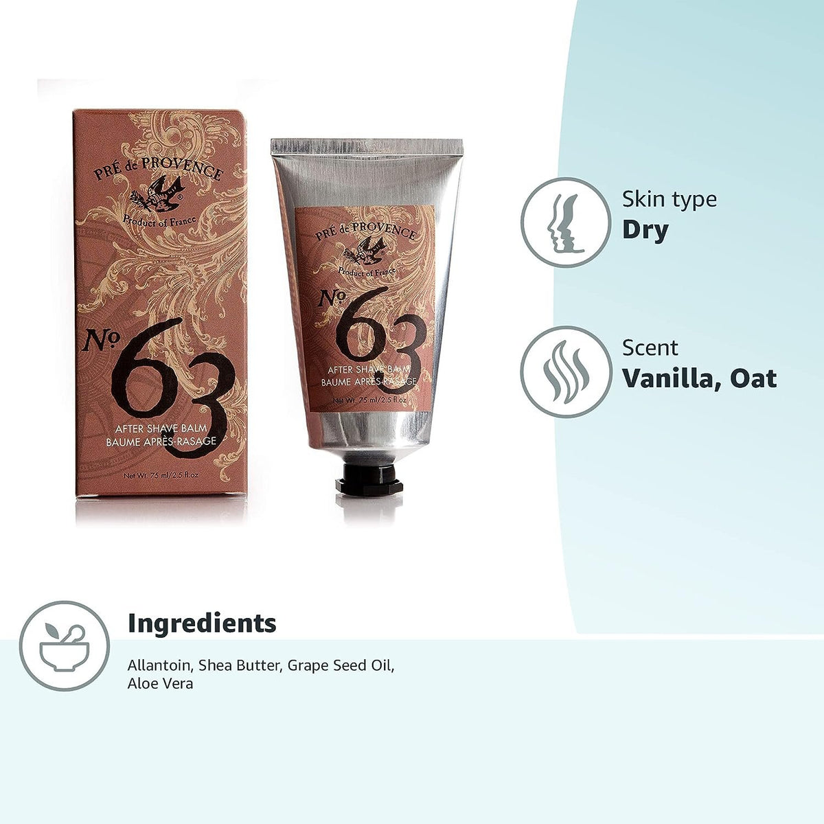 Pre de Provence No. 63 Men's After Shave Balm