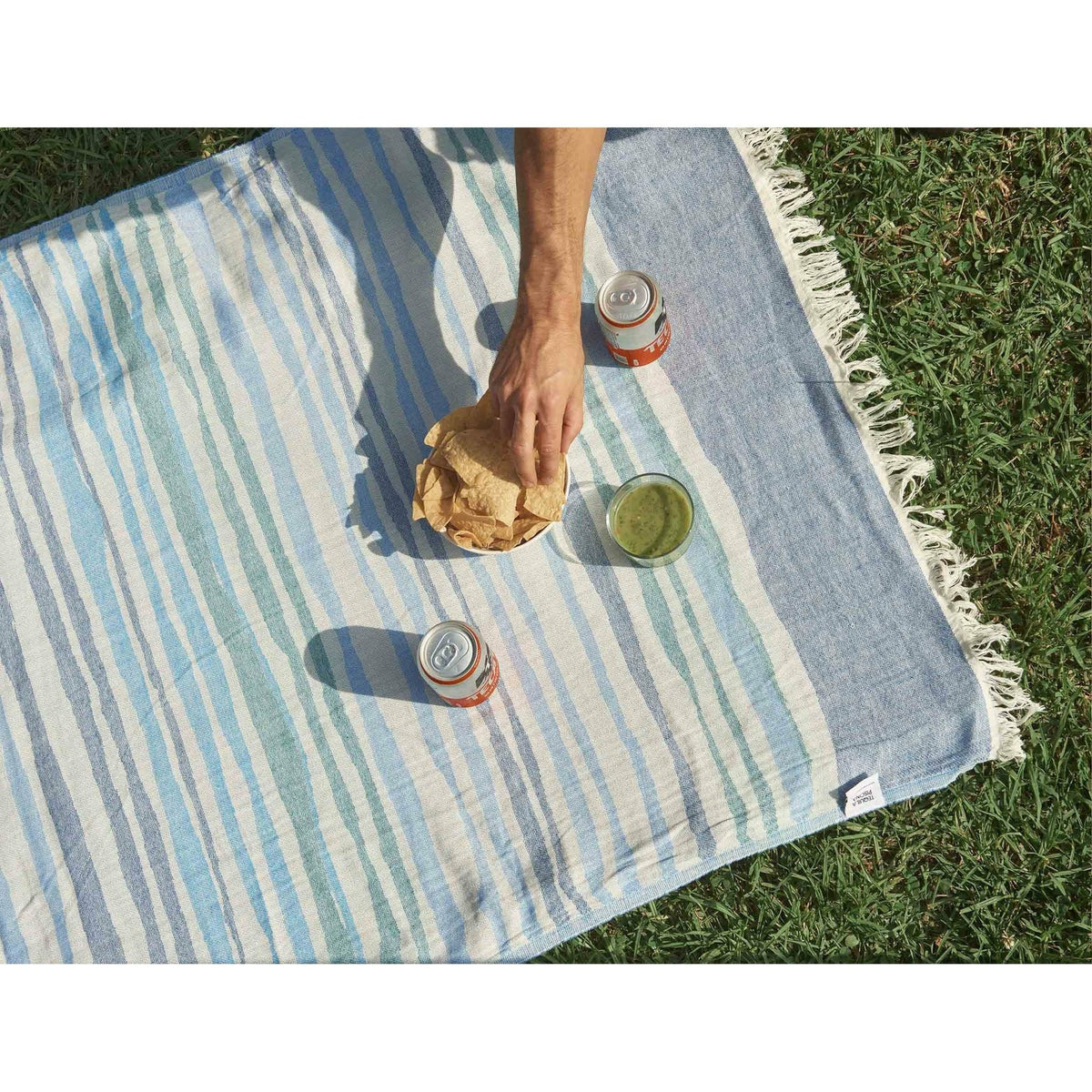 Blue Wave Turkish Towel - Home Decors Gifts online | Fragrance, Drinkware, Kitchenware & more - Fina Tavola