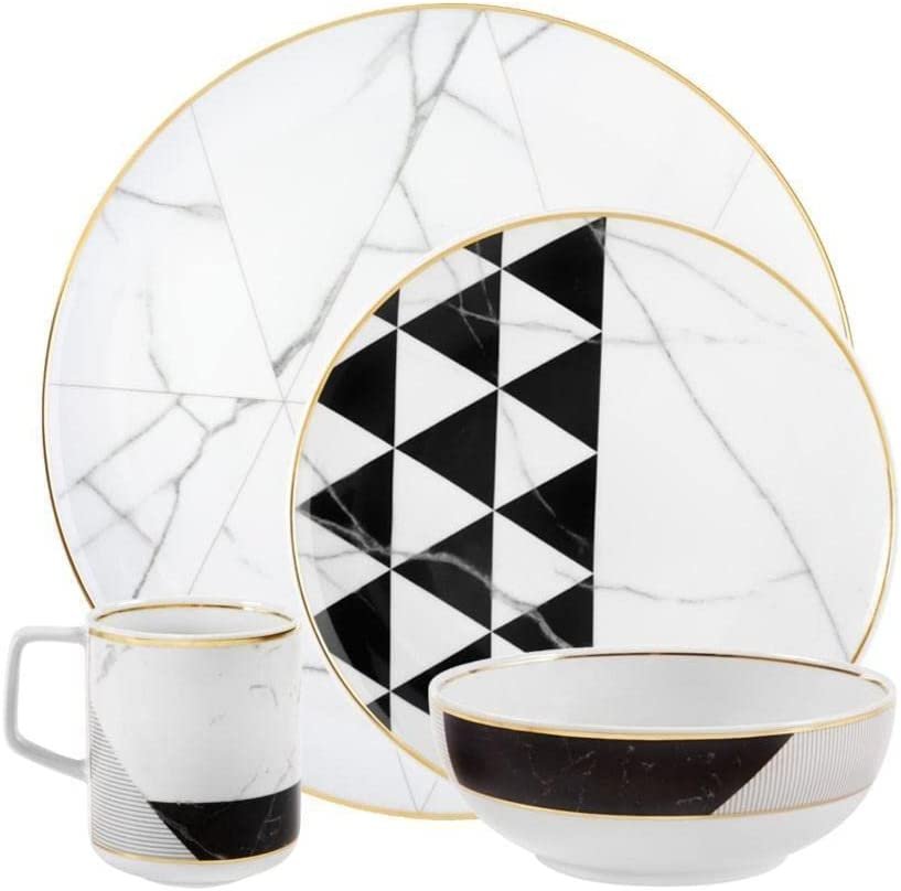 Vista Alegre Carrara Dinnerware Set | 4 Piece Set