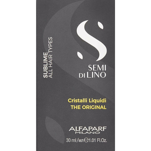 Alfaparf Milano Semi Di Lino Sublime Cristalli Liquidi Smoothing Hair Serum - All Hair Types - Home Decors Gifts online | Fragrance, Drinkware, Kitchenware & more - Fina Tavola