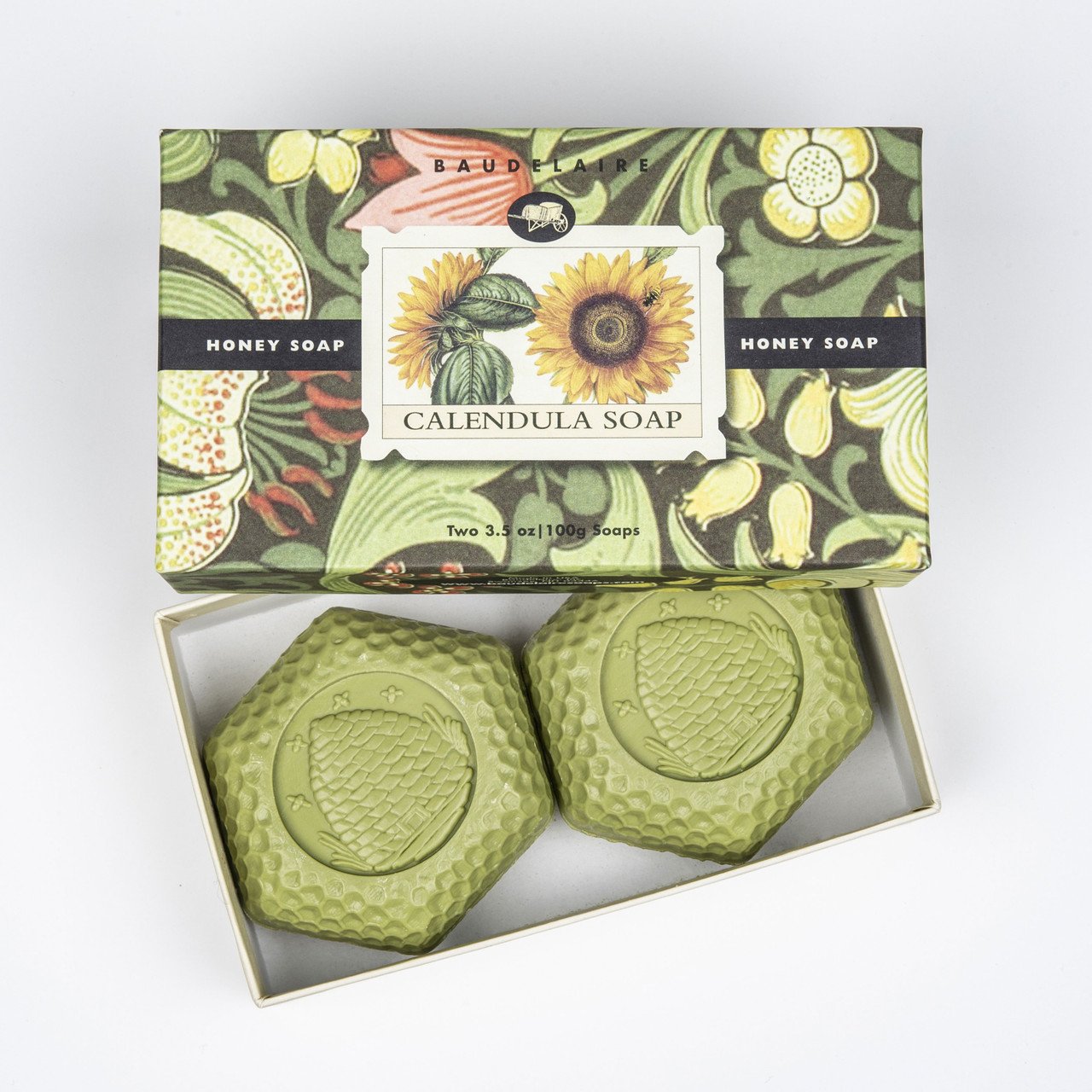 Baudelaire Honey Calendula Bar Soap Gift Set Set of 2