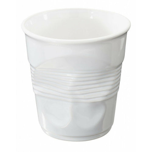 Crumple Porcelain Utility Buffet Jar, 1-Litre White - Home Decors Gifts online | Fragrance, Drinkware, Kitchenware & more - Fina Tavola