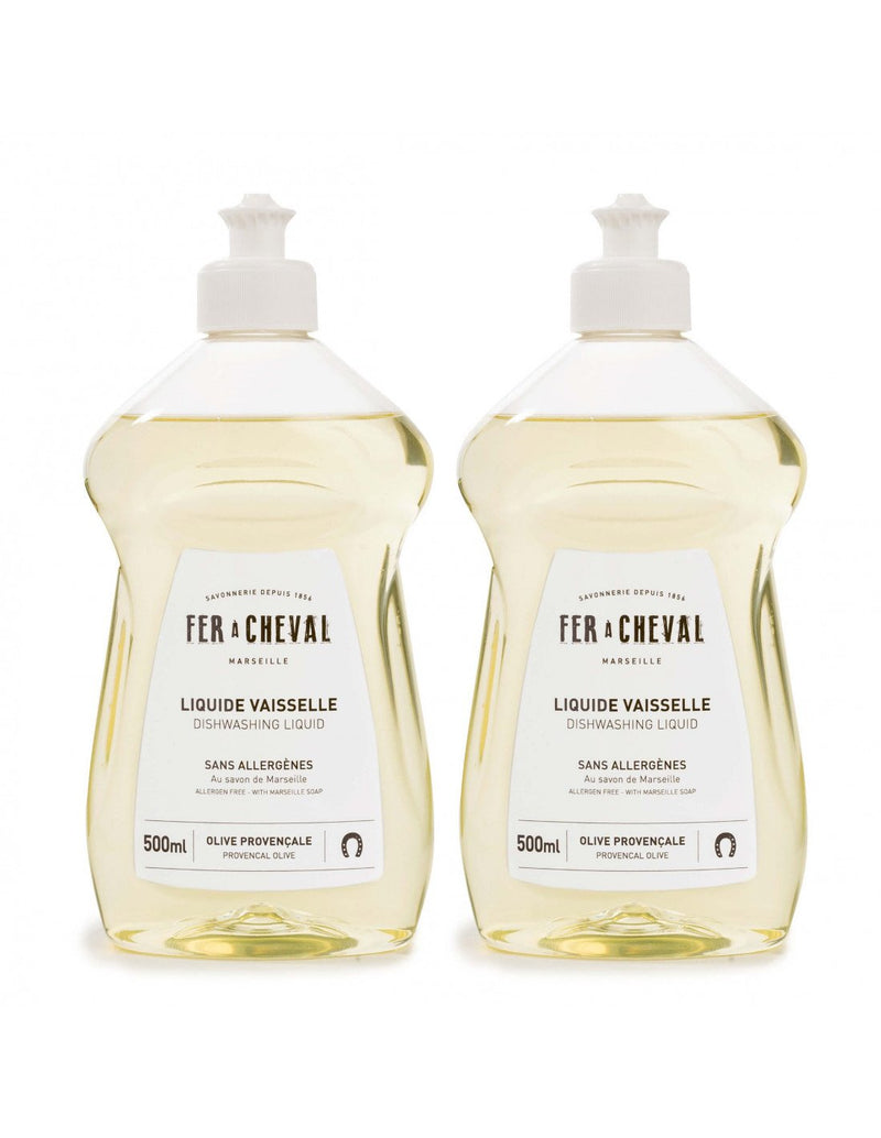 Fer A Cheval Dishwashing Liquid 2-Pack (2 x 500ml) Gentle on Skin