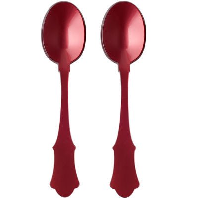 Old Fashion Red Serving Spoon Set - Home Decors Gifts online | Fragrance, Drinkware, Kitchenware & more - Fina Tavola