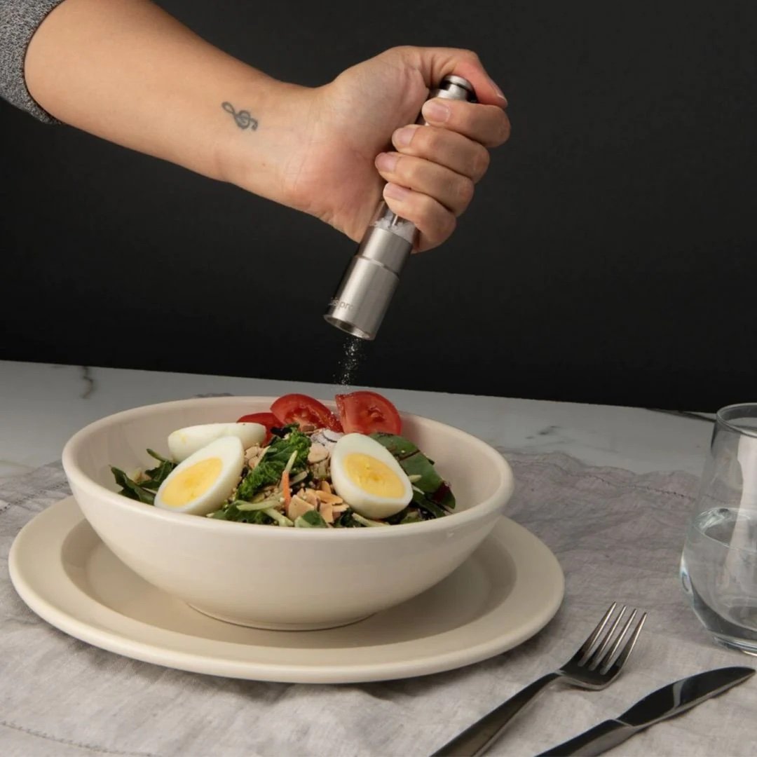 Cuisipro Stainless Steel Salt & Pepper Mill & Grinding Pump - Thumbnail 3