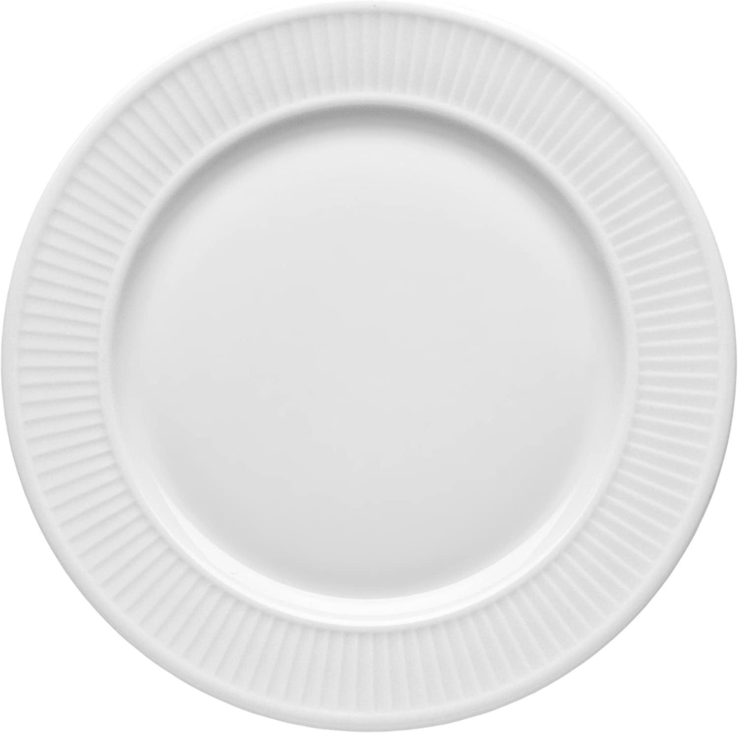 Pillivuyt Plisse Porcelain Dinner Plate