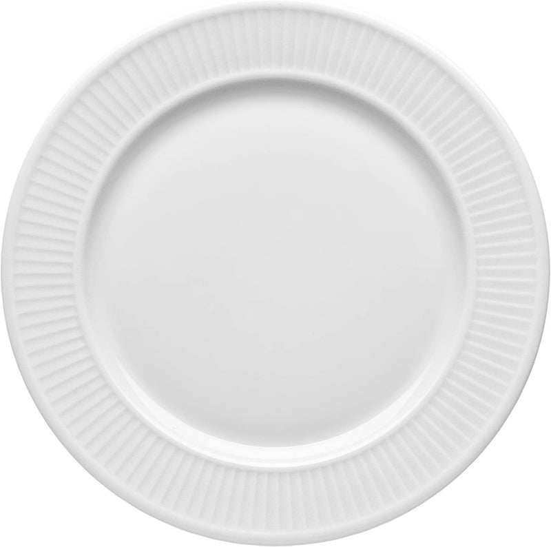 Pillivuyt Plisse Porcelain Dinner Plate | 10"