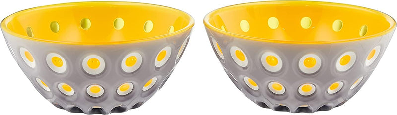 Le Murrine Small Serving Bowl | Gray & Yellow | Set of 2