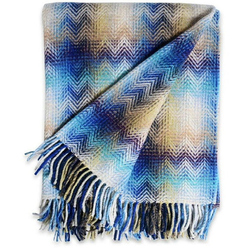 Missoni Montgomery Blue Throw 170 - Home Decors Gifts online | Fragrance, Drinkware, Kitchenware & more - Fina Tavola