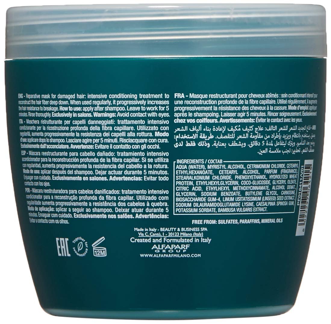 Semi Di Lino Reconstruction Reparative Mask | For Damaged Hair