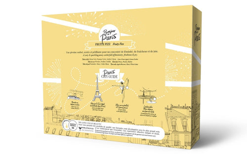 Bonjour de Paris Fruity Eau de Parfum 100ml & Shower Gel 250ml Clean Beauty Lemon Lime Green-Apple Fragrance France