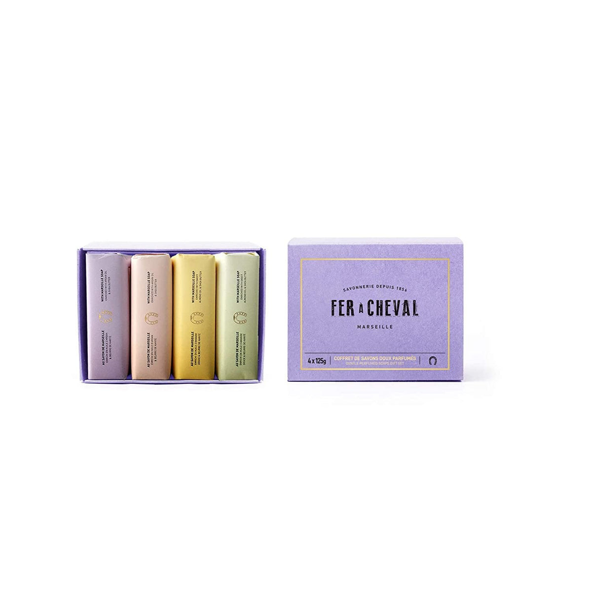 Marseille Hypoallergenic Bar Soap Gift Set | Set of 4