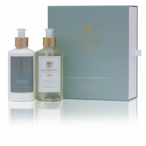 Rathbornes Wild Mint Luxury Hand & Body Wash with Lotion Set - Home Decors Gifts online | Fragrance, Drinkware, Kitchenware & more - Fina Tavola
