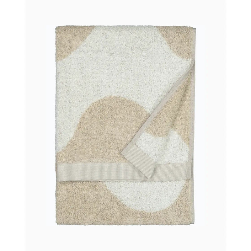 Marimekko Lokki Hand Towel | Beige & White