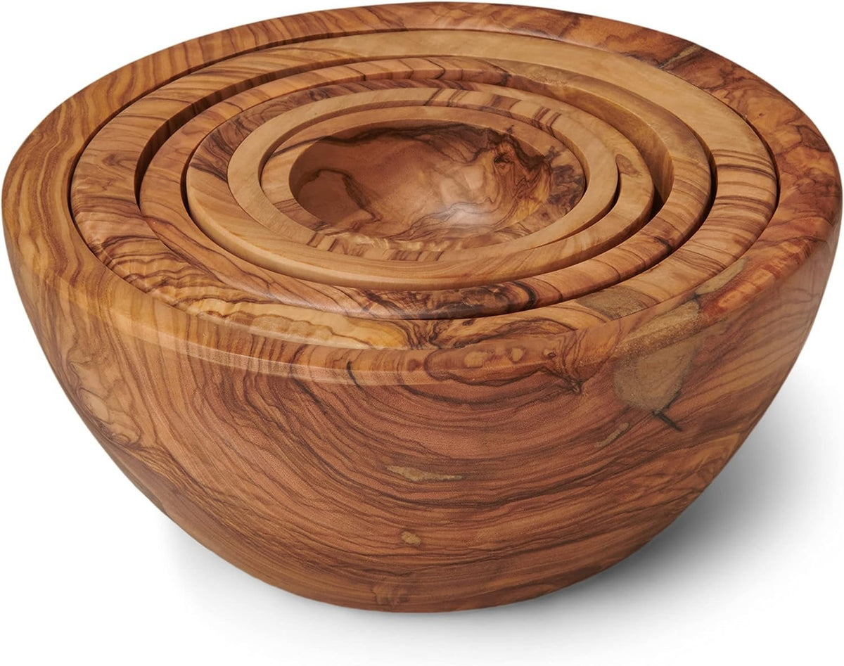 Berard Olivewood Handcrafted Bowls | Set of 6