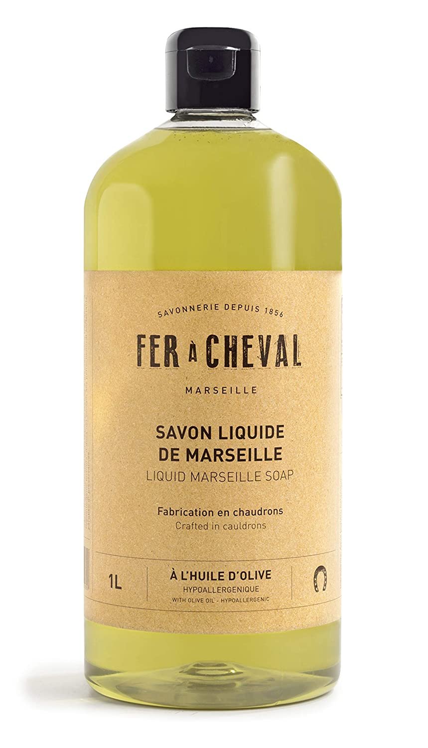 Fer a Cheval Genuine Marseille Liquid Soap - Olive Oil, 1000 ml