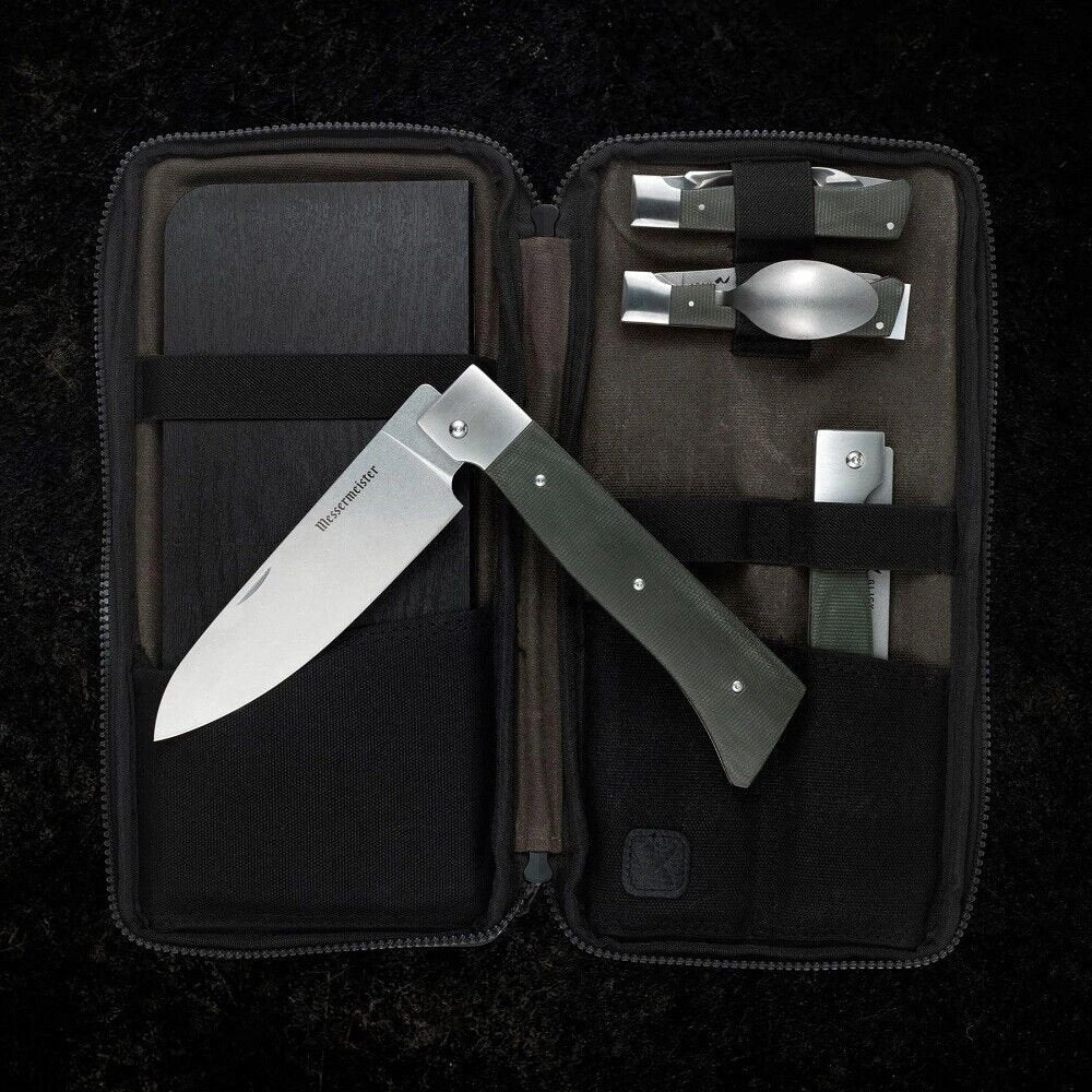 Messermeister Adventure Chef 6 Piece Summit Set | Outdoor Knife Set | Linen