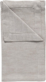 Casafina Emilia Collection Cloth Napkin in Linen & Cotton | Latte Tan