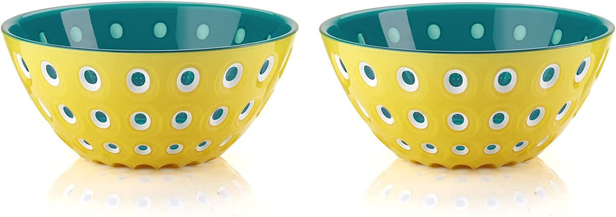 Guzzini Le Murrine Small Serving Bowl | Yellow & Blue | Set of 2