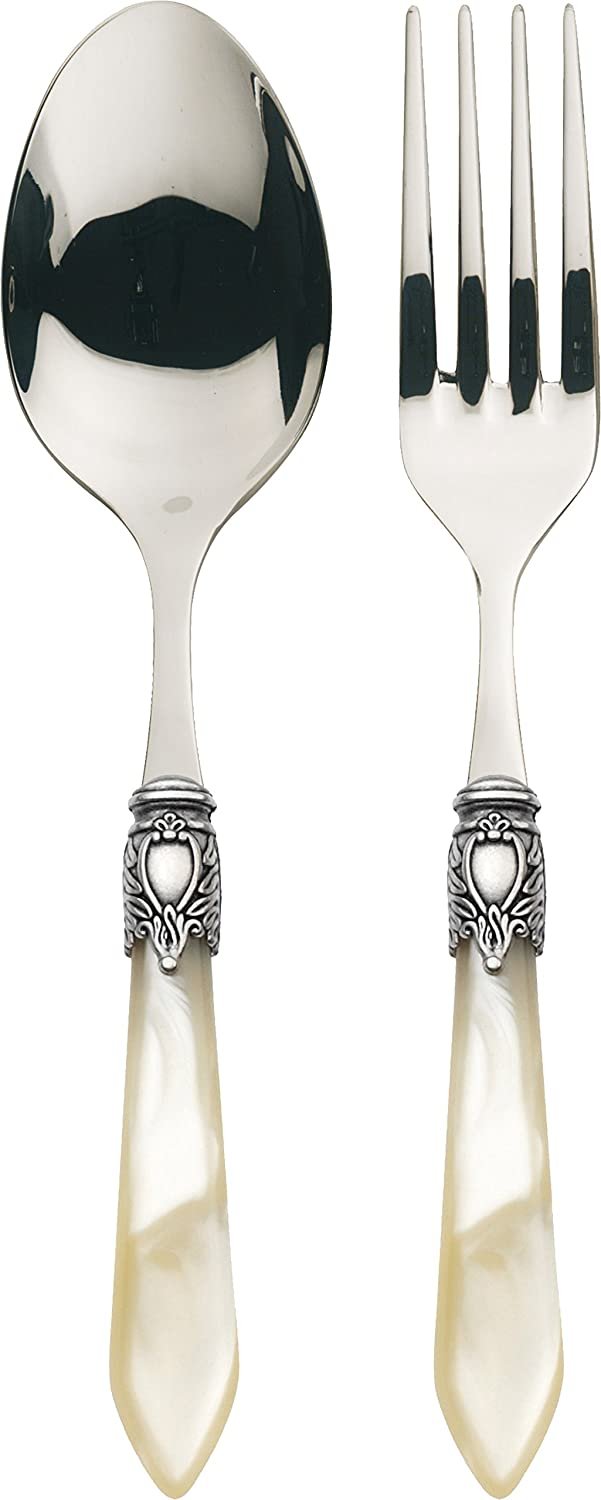 Bugatti Oxford Stainless Steel Serving Set | Ivory