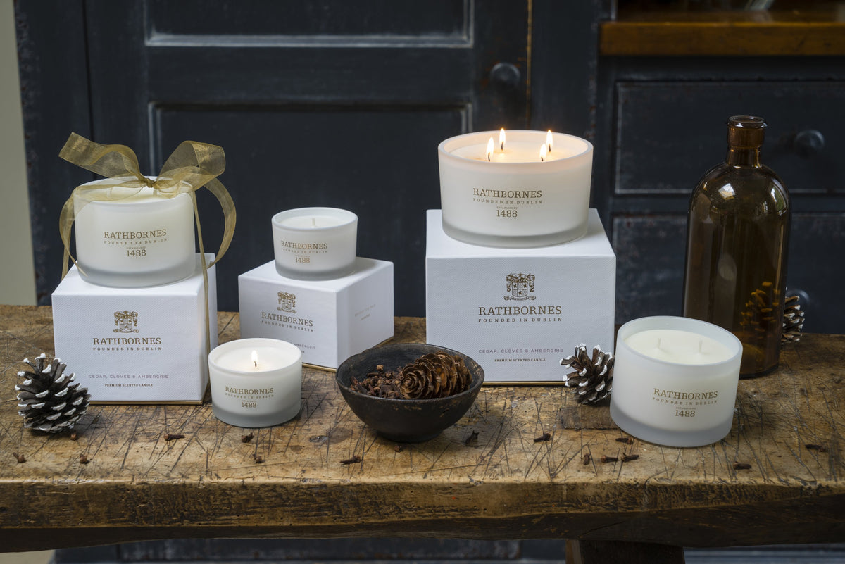 Premium Scented Travel Candle Dublin Dawn | Irish Rock Rose, Davana And Raspberries