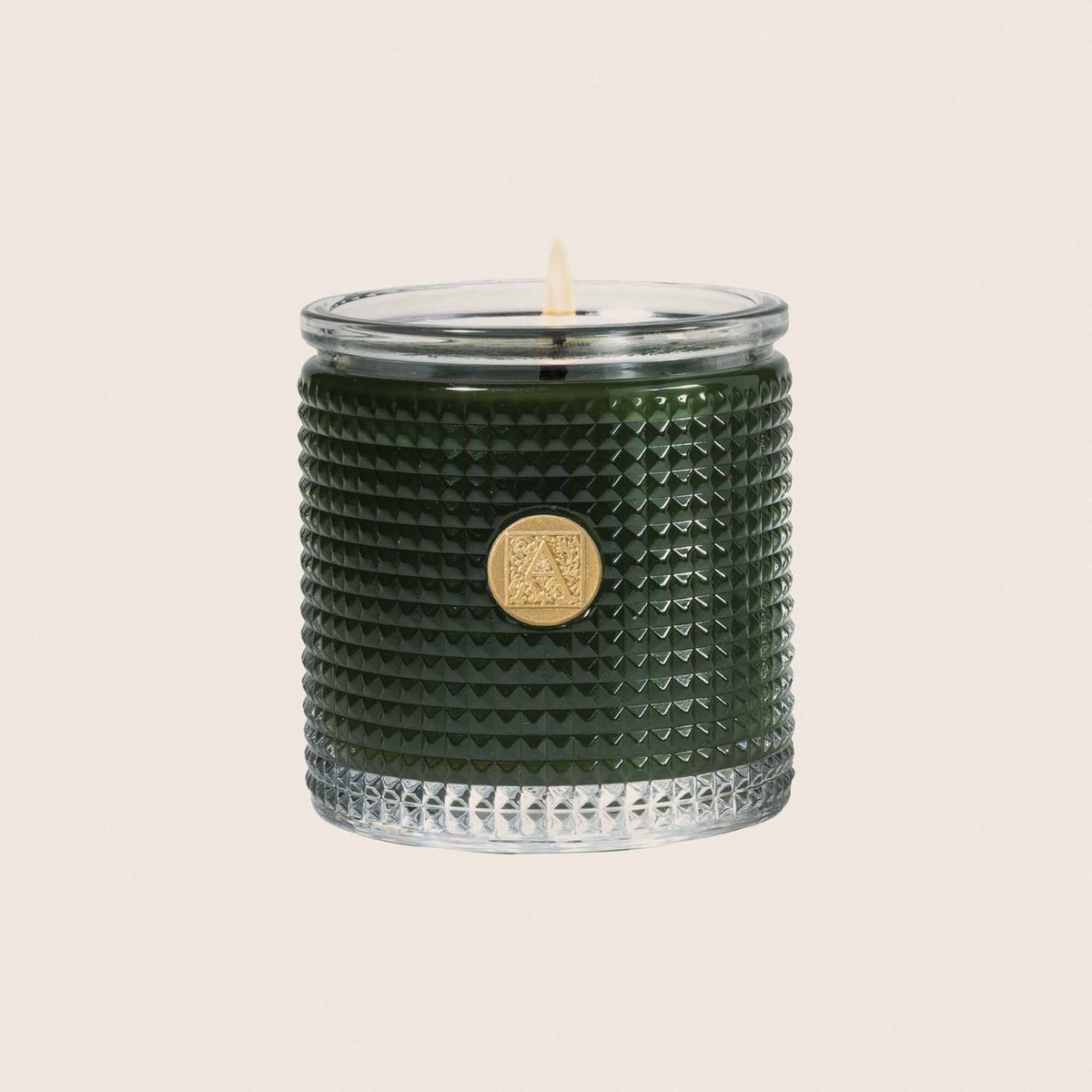 Scented Candle in Textured Glass | The Smell of Tree