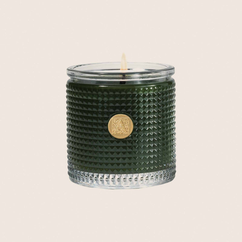 Scented Candle in Textured Glass | The Smell of Tree