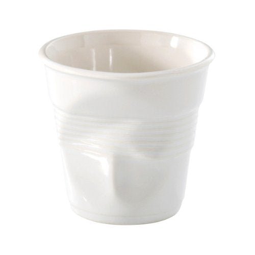 Espresso Crumpled Coffee Cup White Set of 6 - Home Decors Gifts online | Fragrance, Drinkware, Kitchenware & more - Fina Tavola