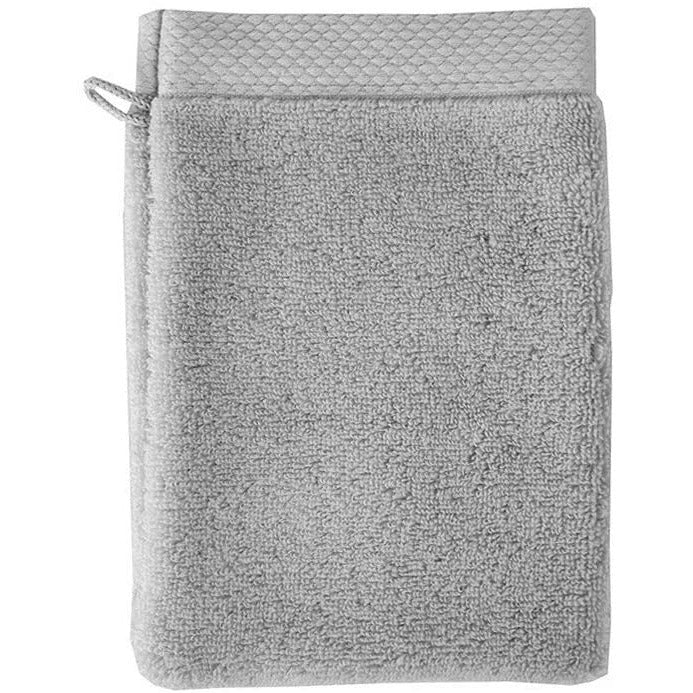 Garnier Thiebaut Set of 2, Luxuriously Soft Cotton European Shower Wash Mitts Light Gray - Home Decors Gifts online | Fragrance, Drinkware, Kitchenware & more - Fina Tavola