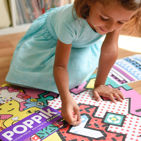 Mosaic Creative Sticker Activity Poster | Pop Art