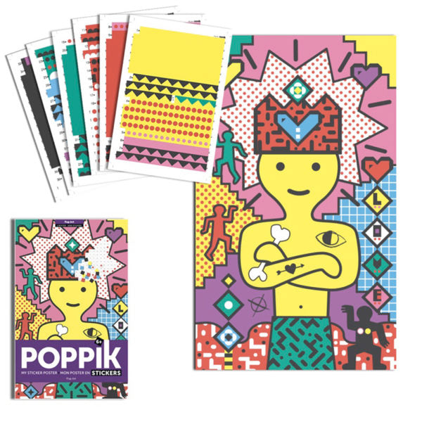 Mosaic Creative Sticker Activity Poster | Pop Art