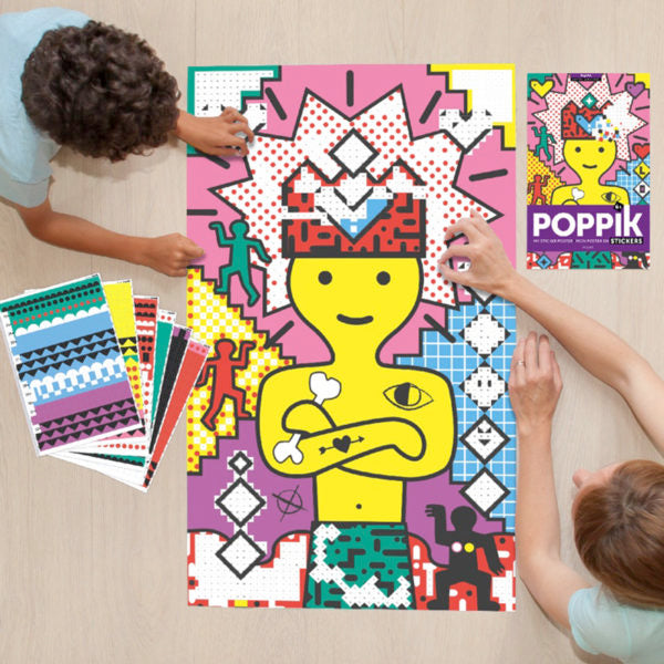 Mosaic Creative Sticker Activity Poster | Pop Art