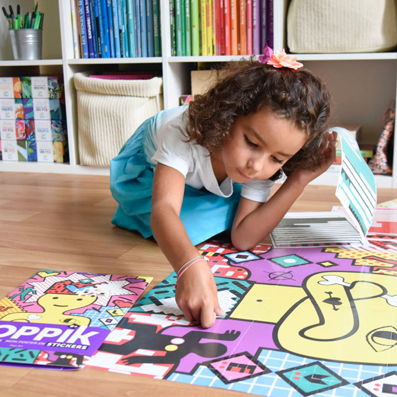 Mosaic Creative Sticker Activity Poster | Pop Art