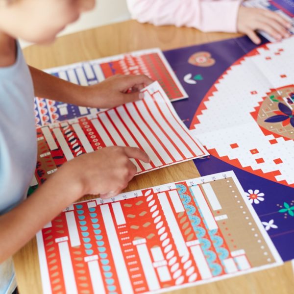 Mosaic Creative Sticker Activity Poster | The Queen