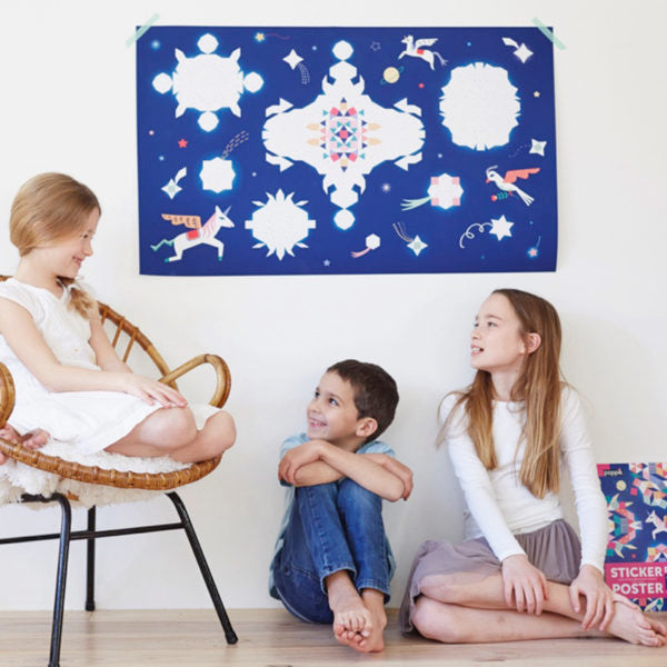 Mosaic Creative Sticker Activity Poster | Constellation